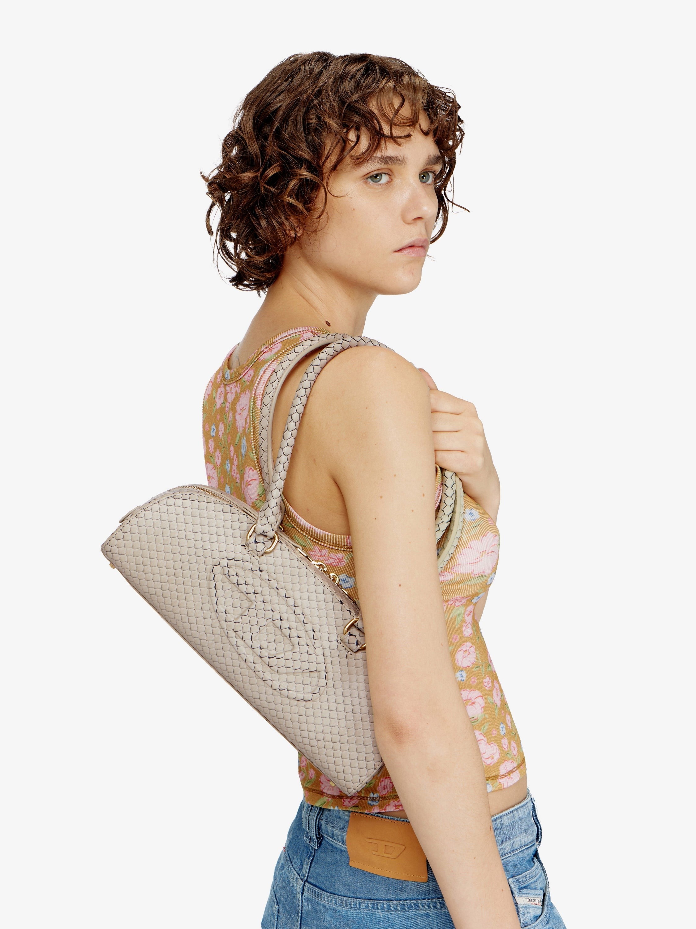 Diesel - Woman - Beige - Shoulder Bag
