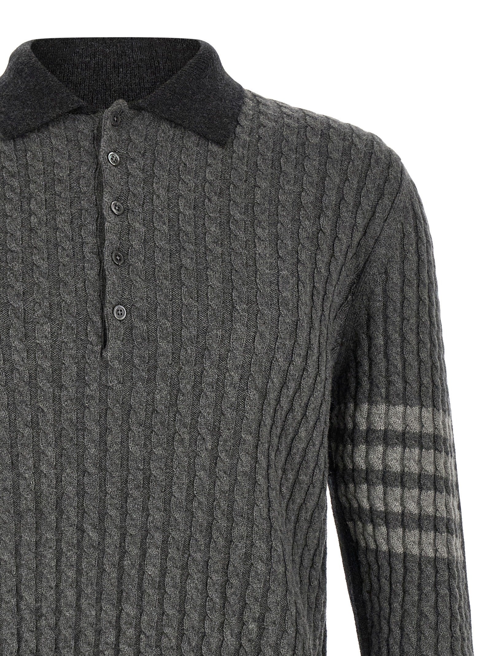THOM BROWNE - nan - Grey - Polo Shirt
