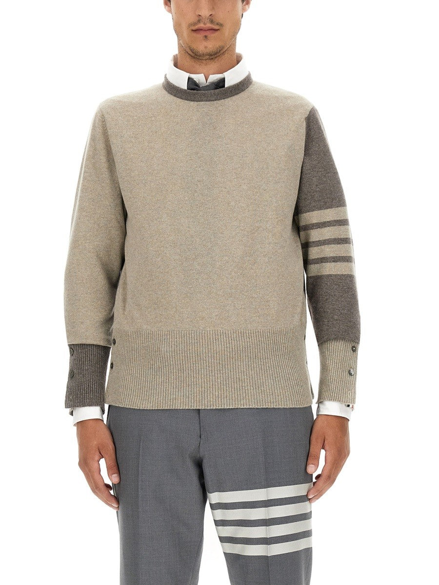 THOM BROWNE - Man - Beige - Sweater