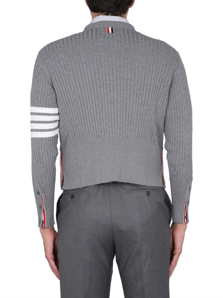THOM BROWNE - Man - Grey - Sweater