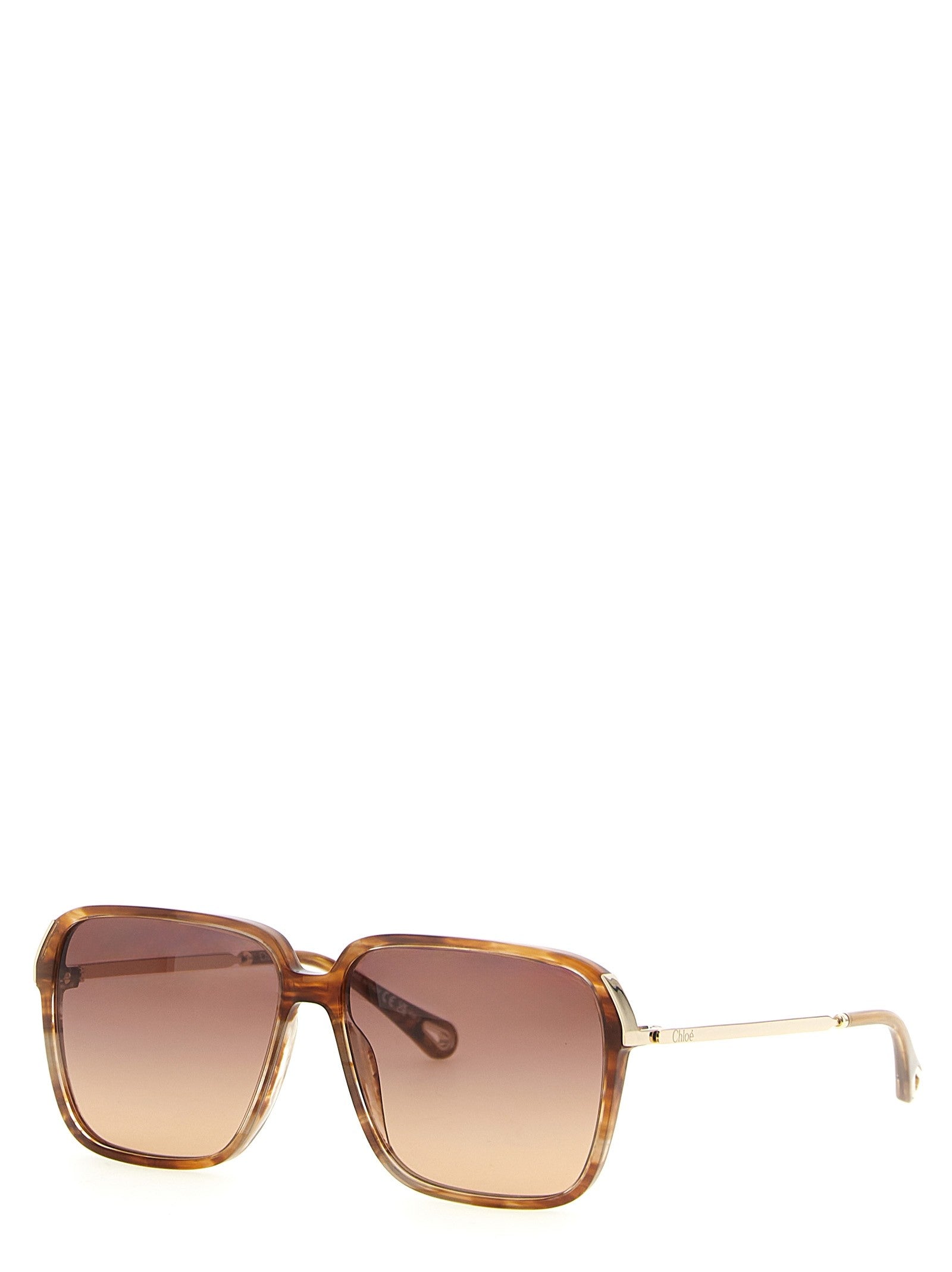 CHLOÉ - nan - Brown - Sunglasse