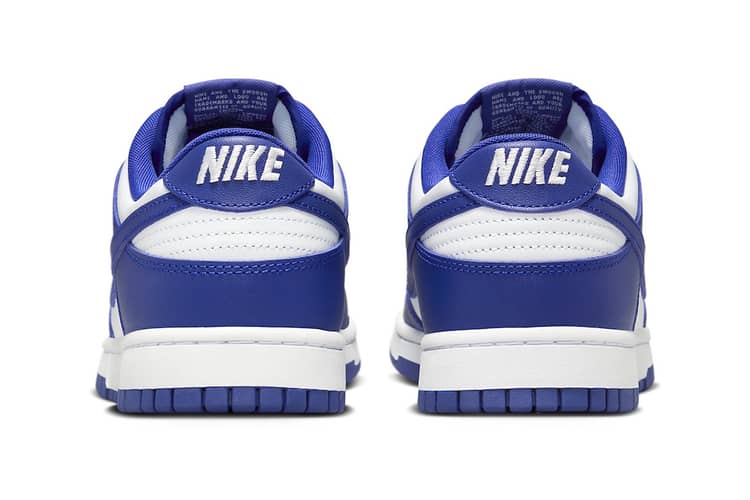 NIKE Dunk Low White Hyper Royal (GS)