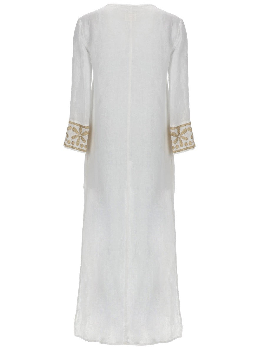 120% LINO - Woman - White - Dress