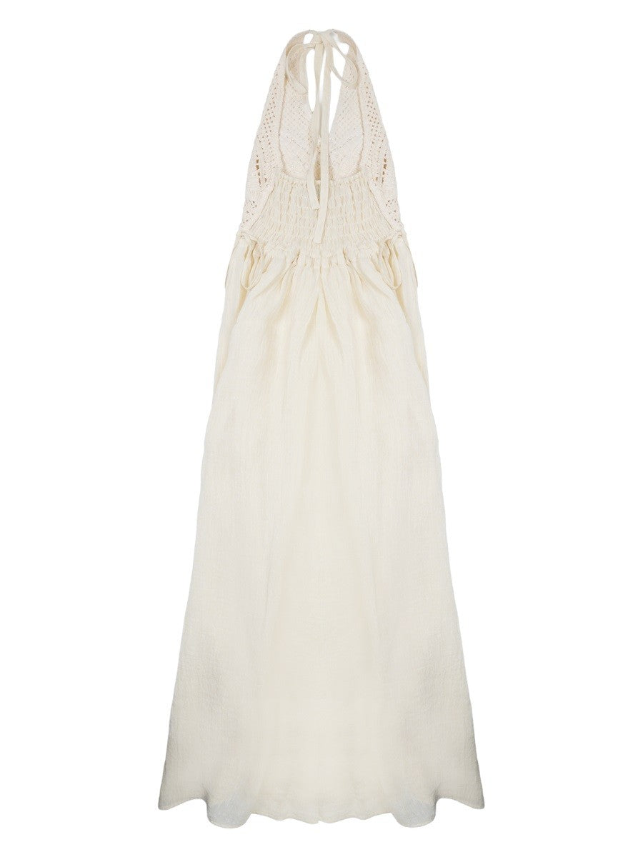 120% LINO - Woman - White - Dress