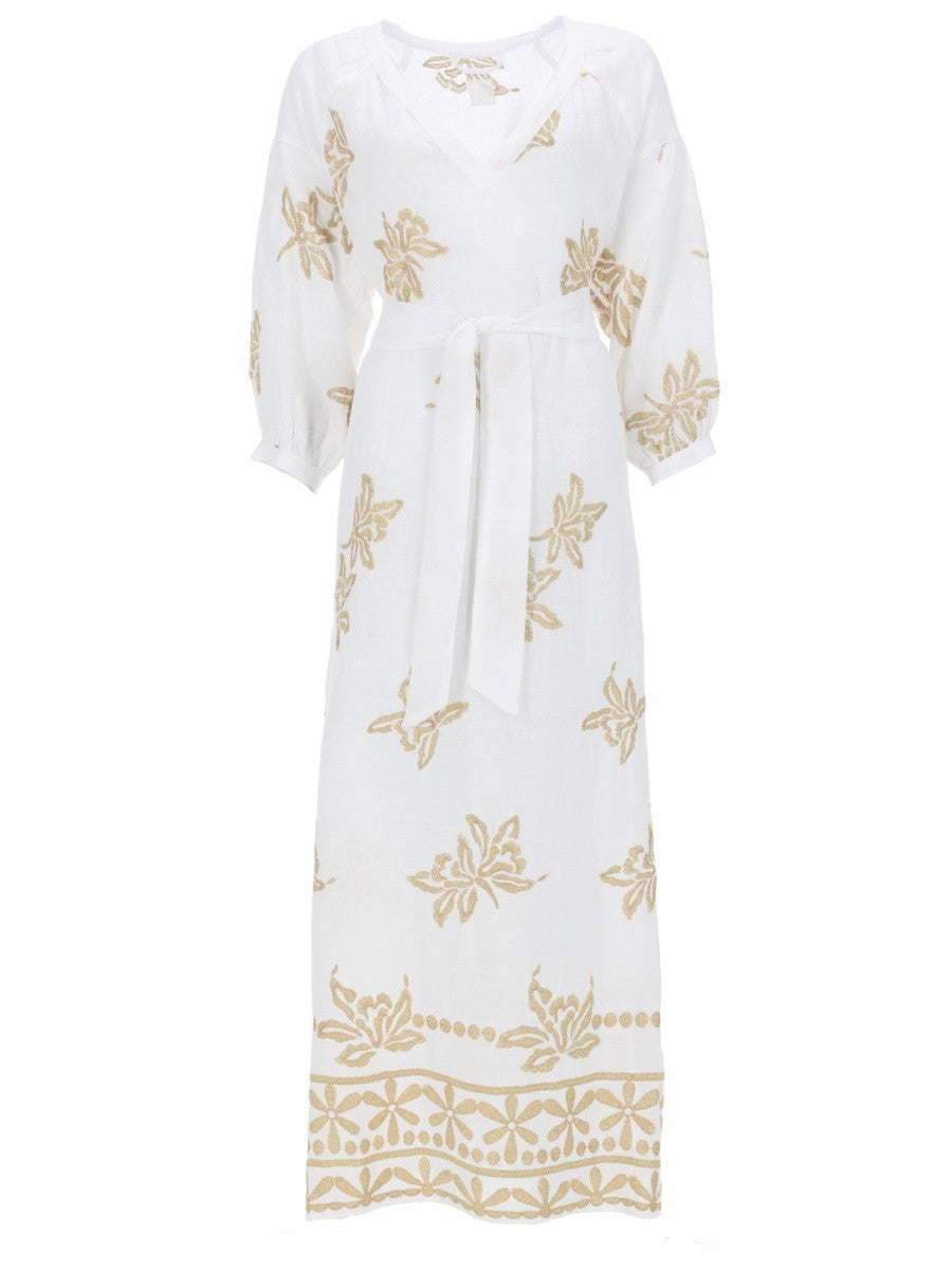 120% LINO - Woman - White - Dress