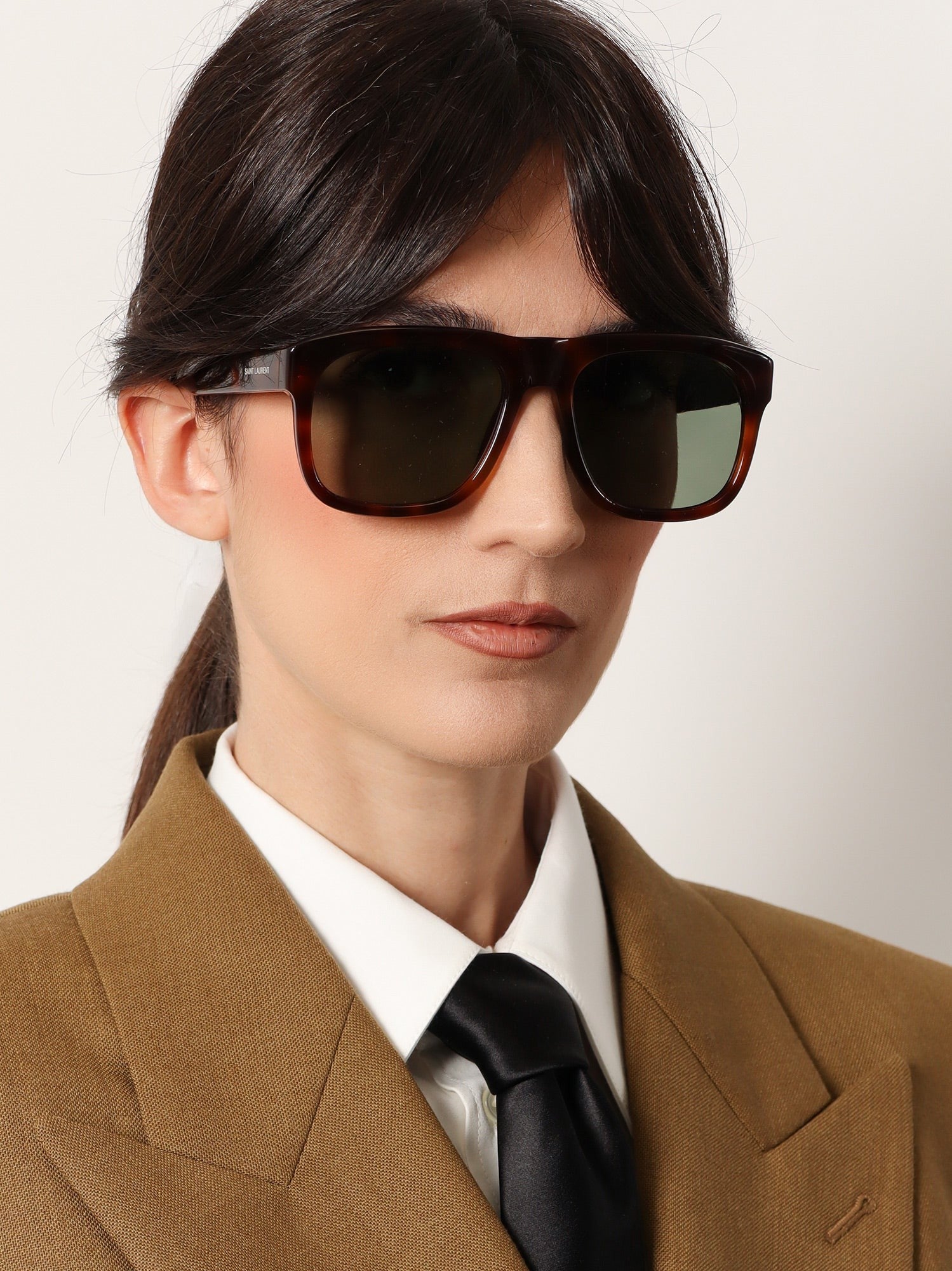 Saint Laurent - Woman - Brown - Sunglasses