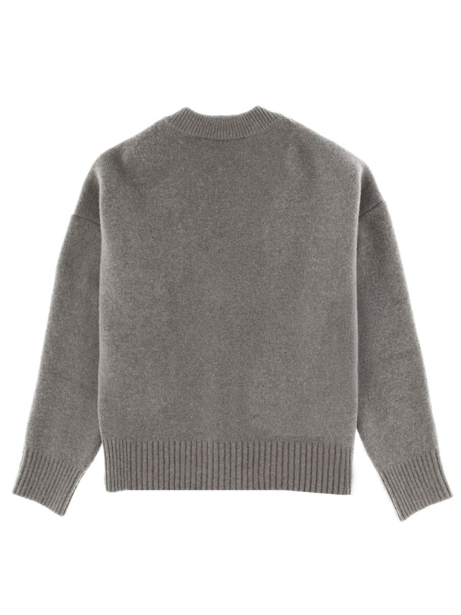 AMI PARIS - Unisex - Grey - Sweater