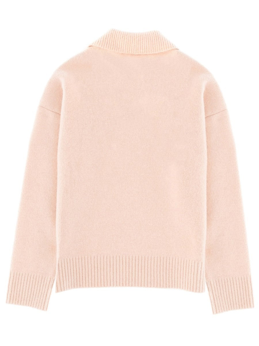 AMI PARIS - Unisex - Pink - Sweater