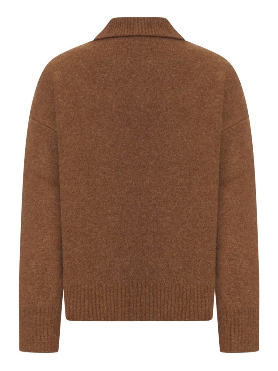 AMI PARIS - Unisex - Brown - Sweater