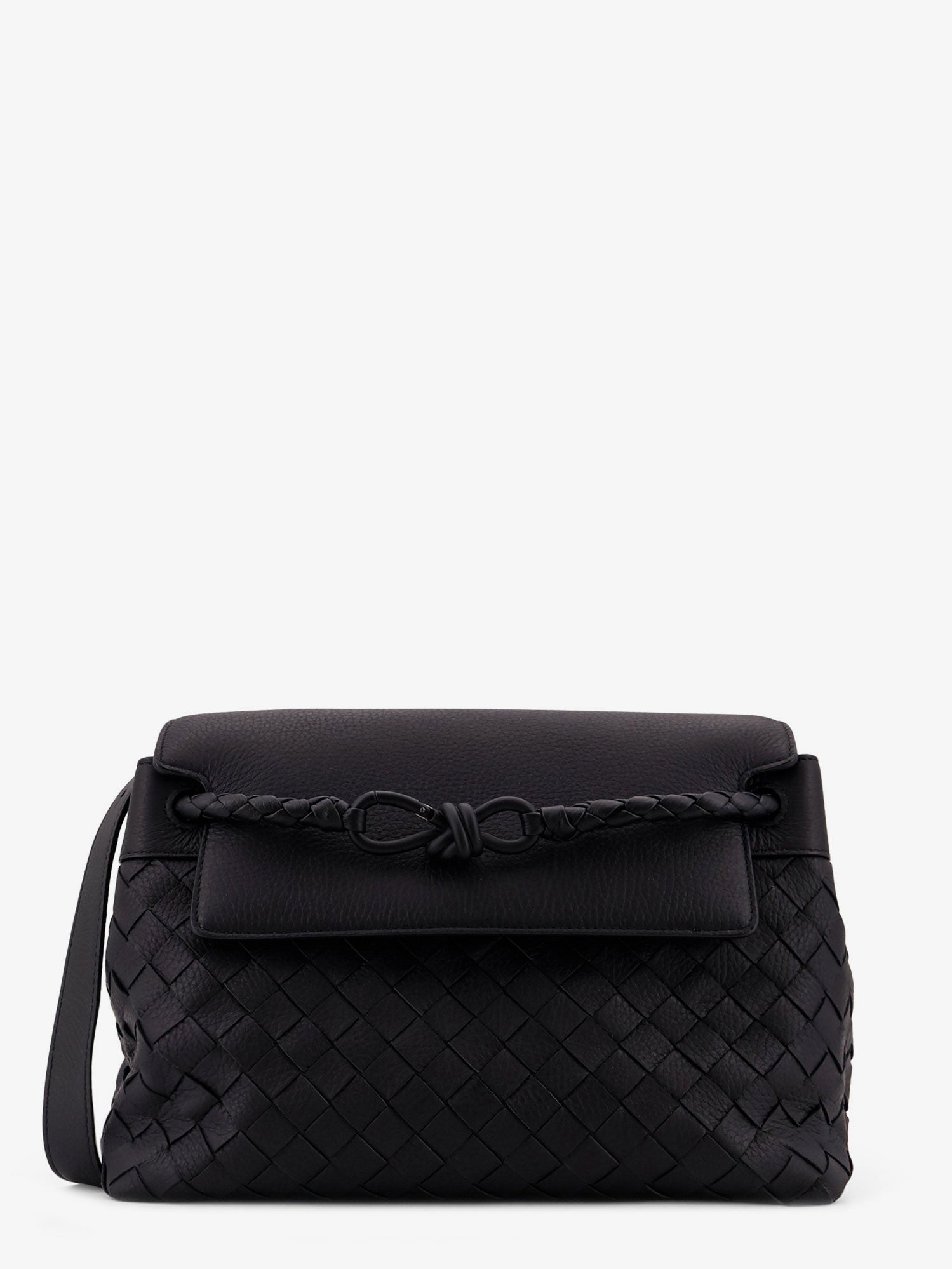 Bottega Veneta - Man - Black - Crossbody Bag