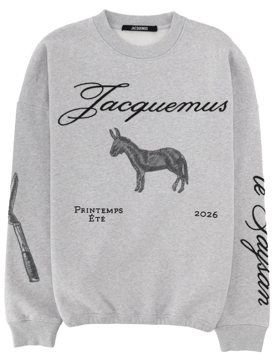 JACQUEMUS - Man - Grey - Sweatshirt