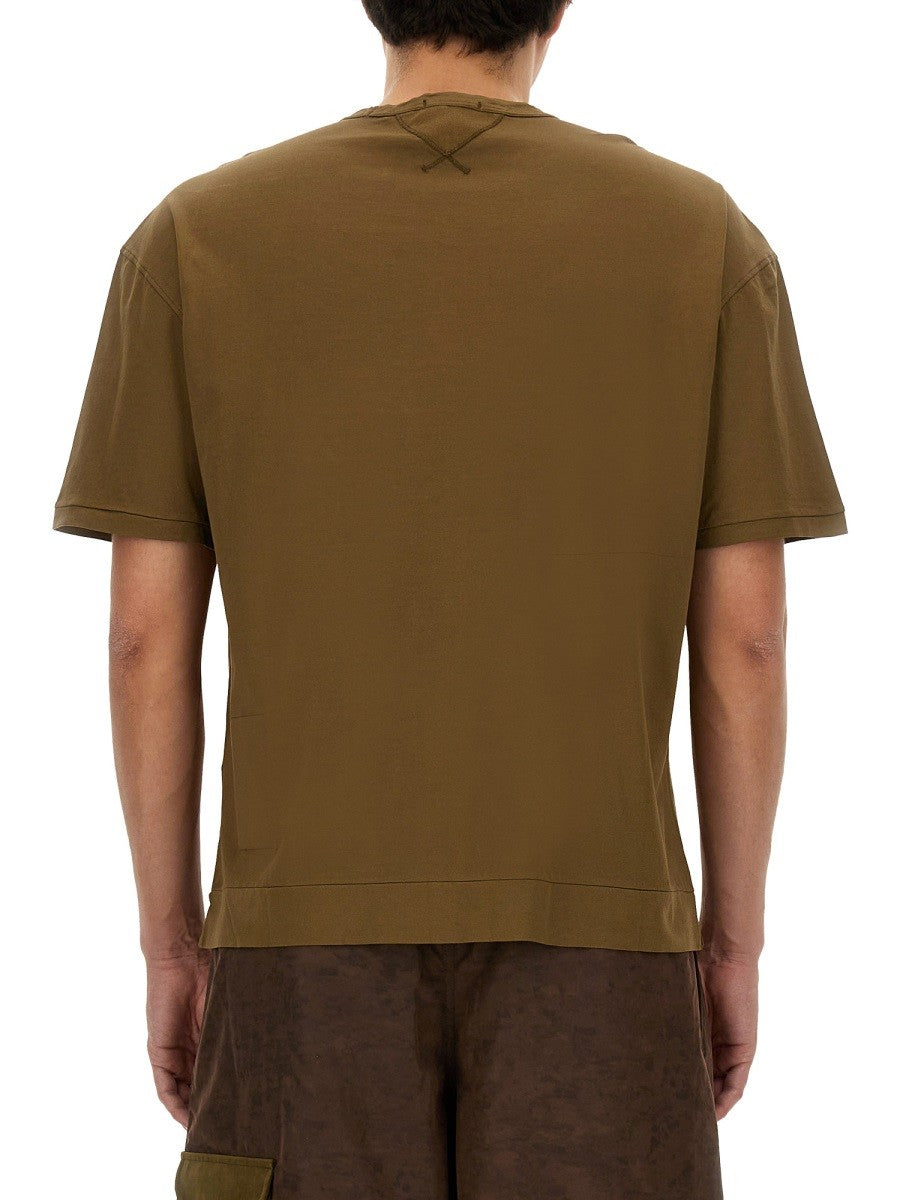 TEN C - Man - Green - T-shirt