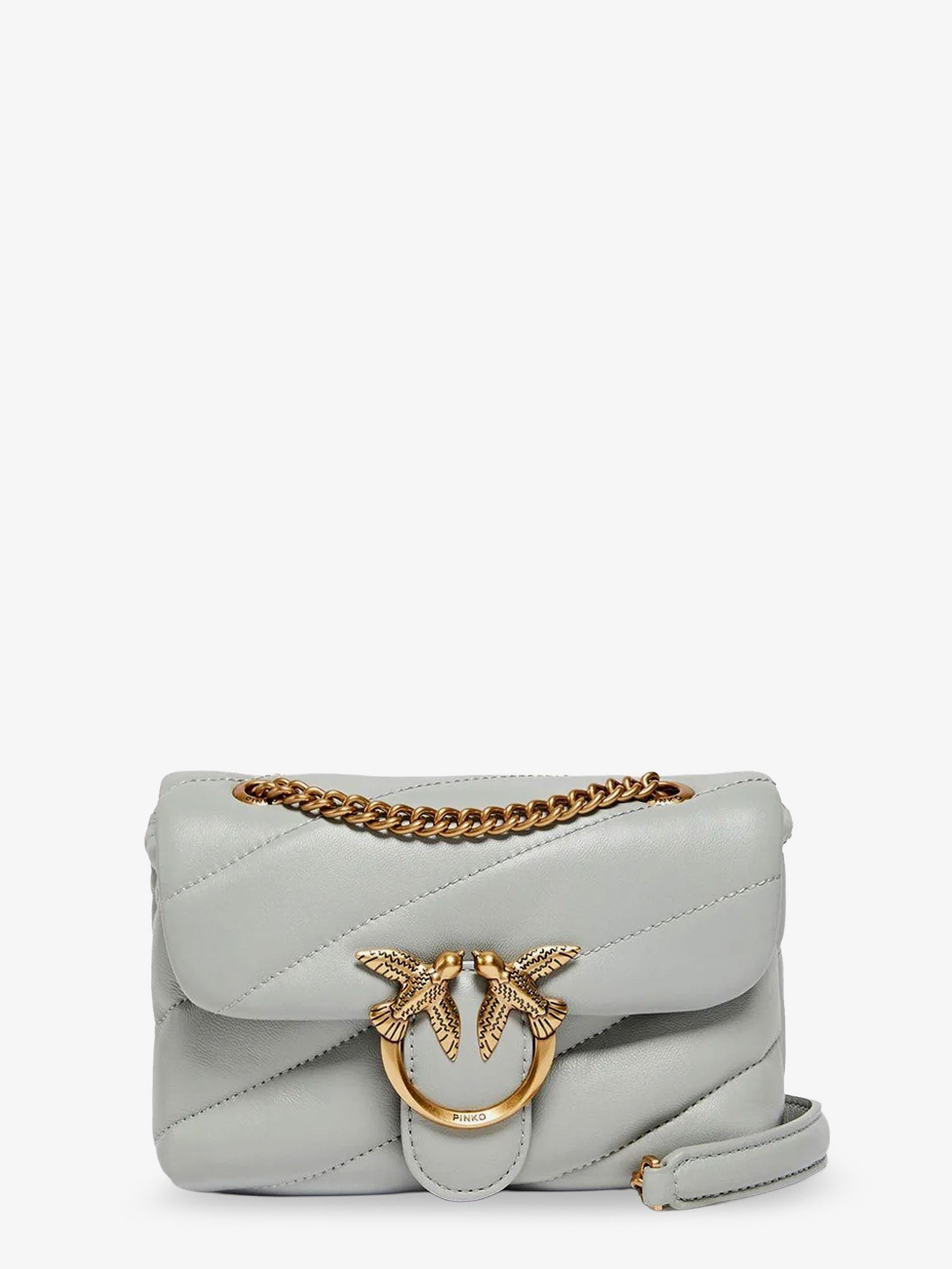 Pinko - Woman - Grey - Crossbody Bag