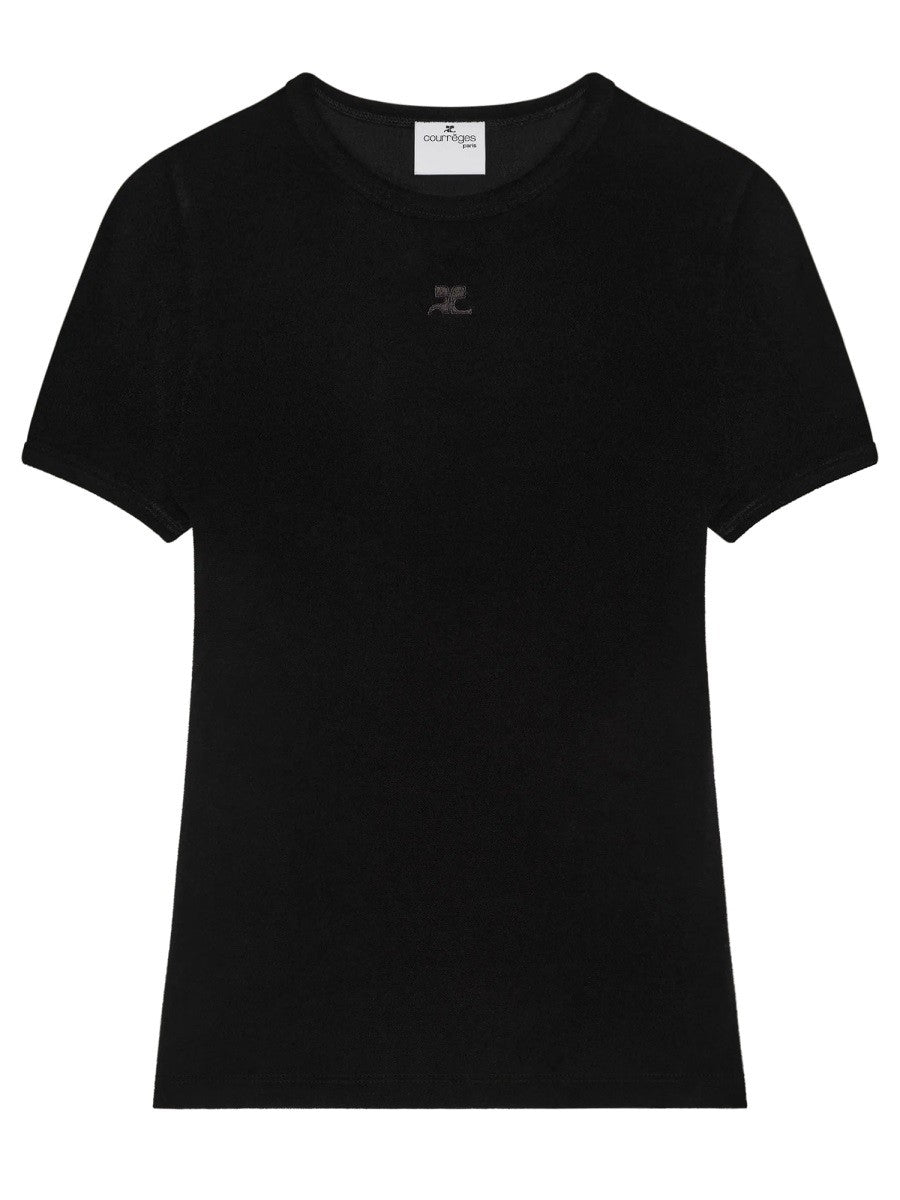 COURREGES - Woman - Black - T-shirt