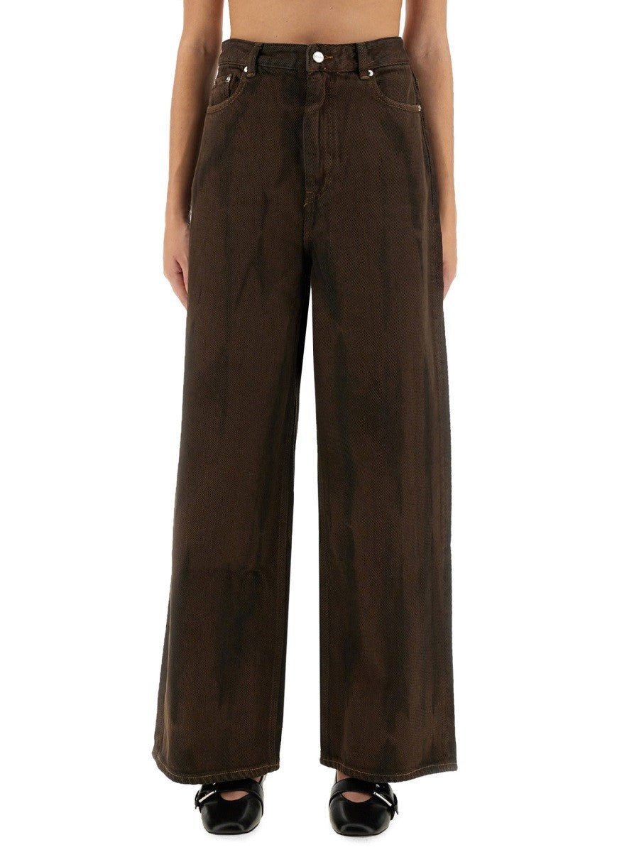 GANNI - Woman - Brown - Jeans