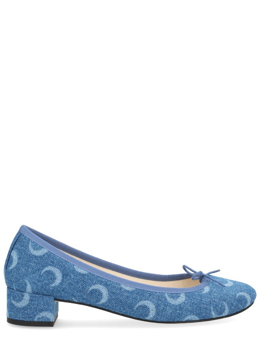 MARINE SERRE - Woman - Blue - Heel