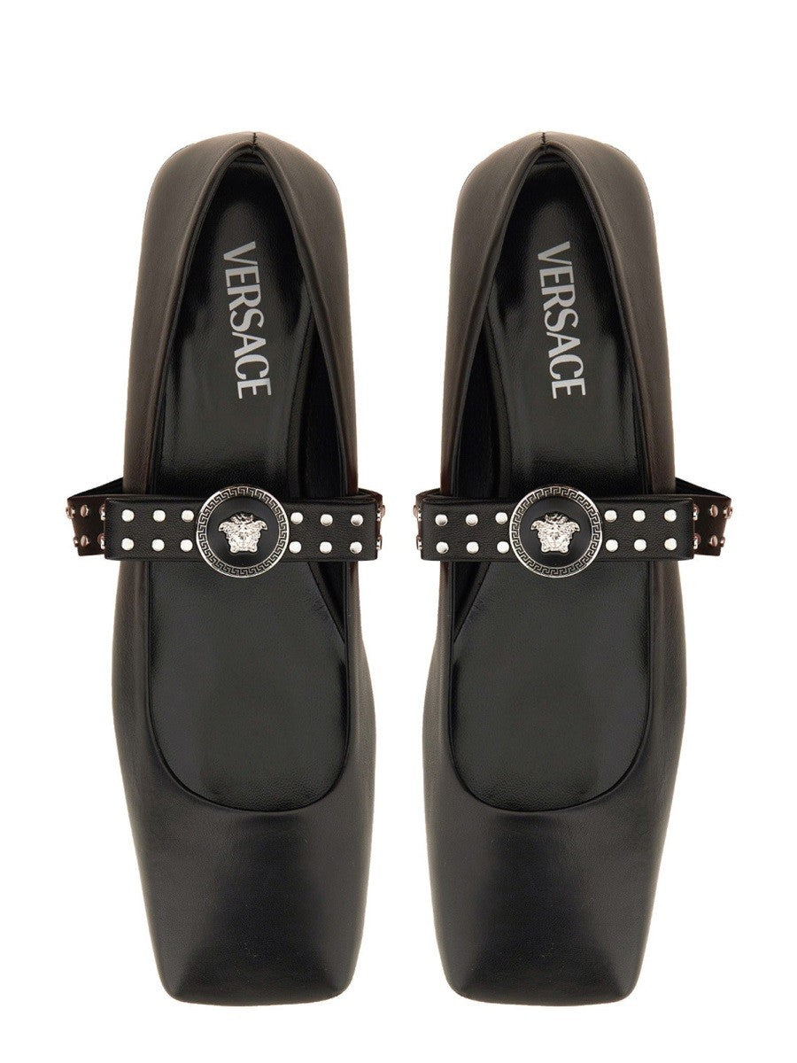 Versace - Woman - Black - Flat