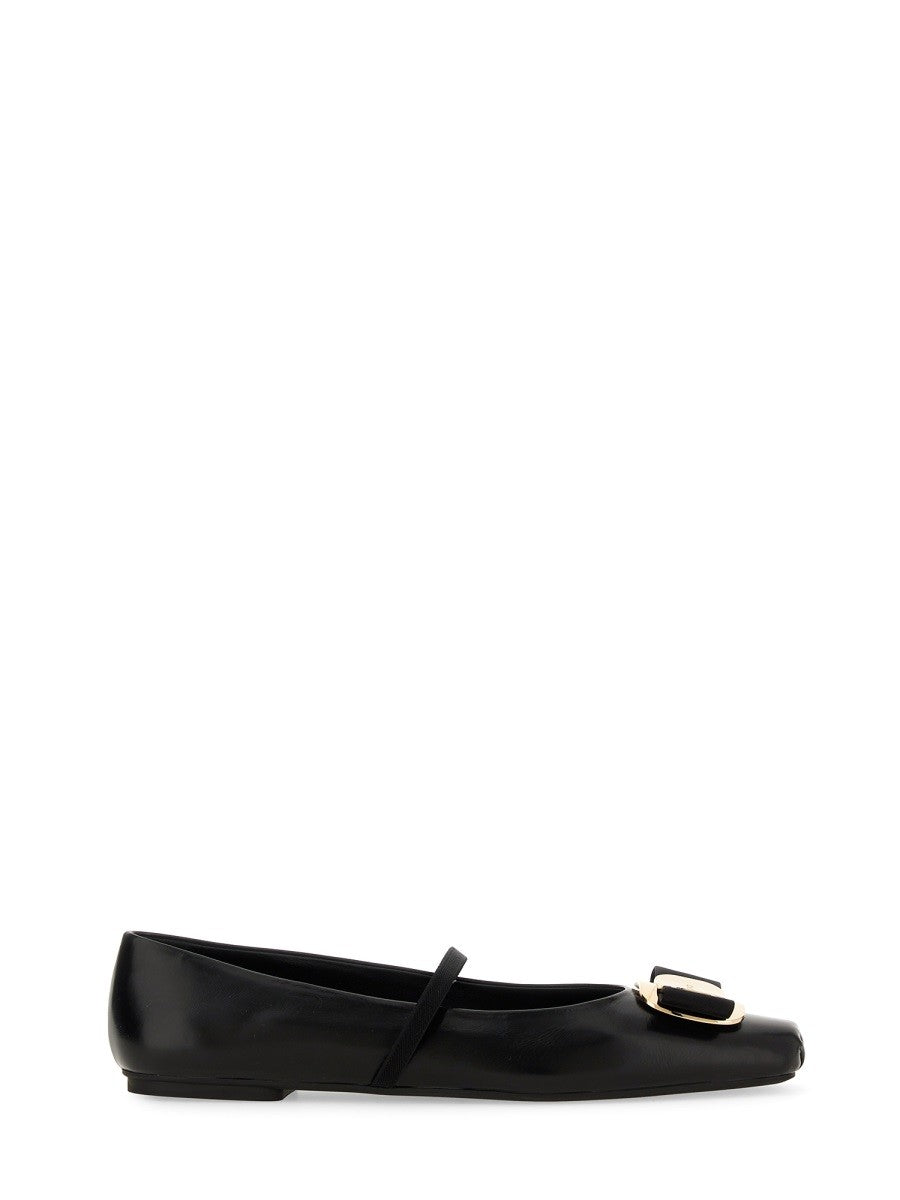 Ferragamo - Női - Fekete - Lapos talp