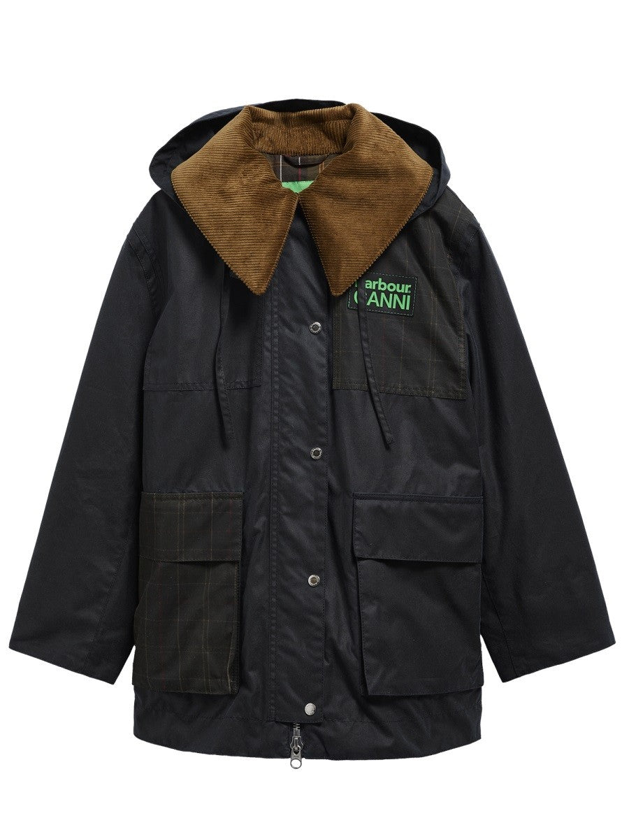 BARBOUR x GANNI - Woman - Blue - Coat