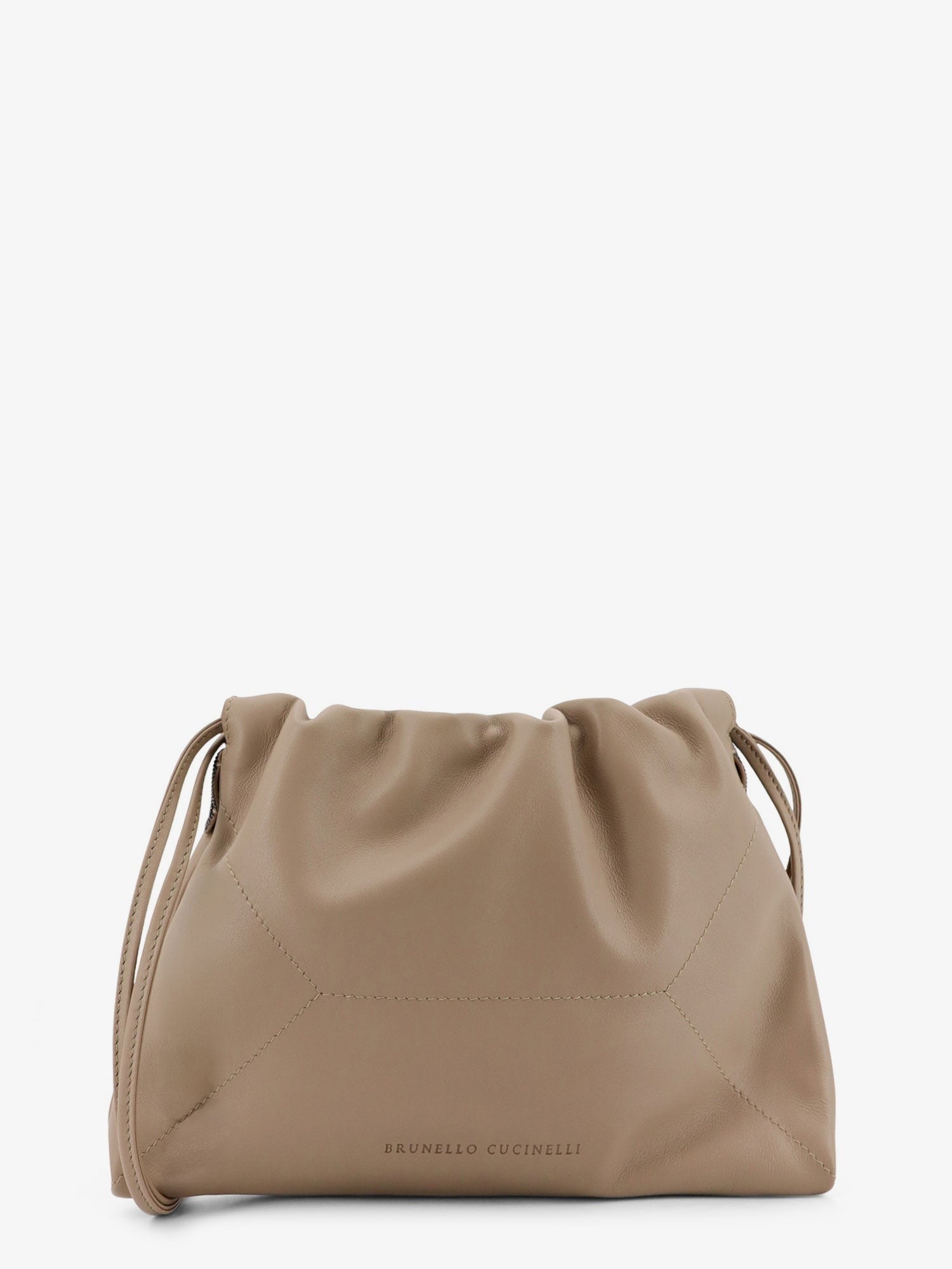 Brunello Cucinelli - Woman - Beige - Shoulder Bag