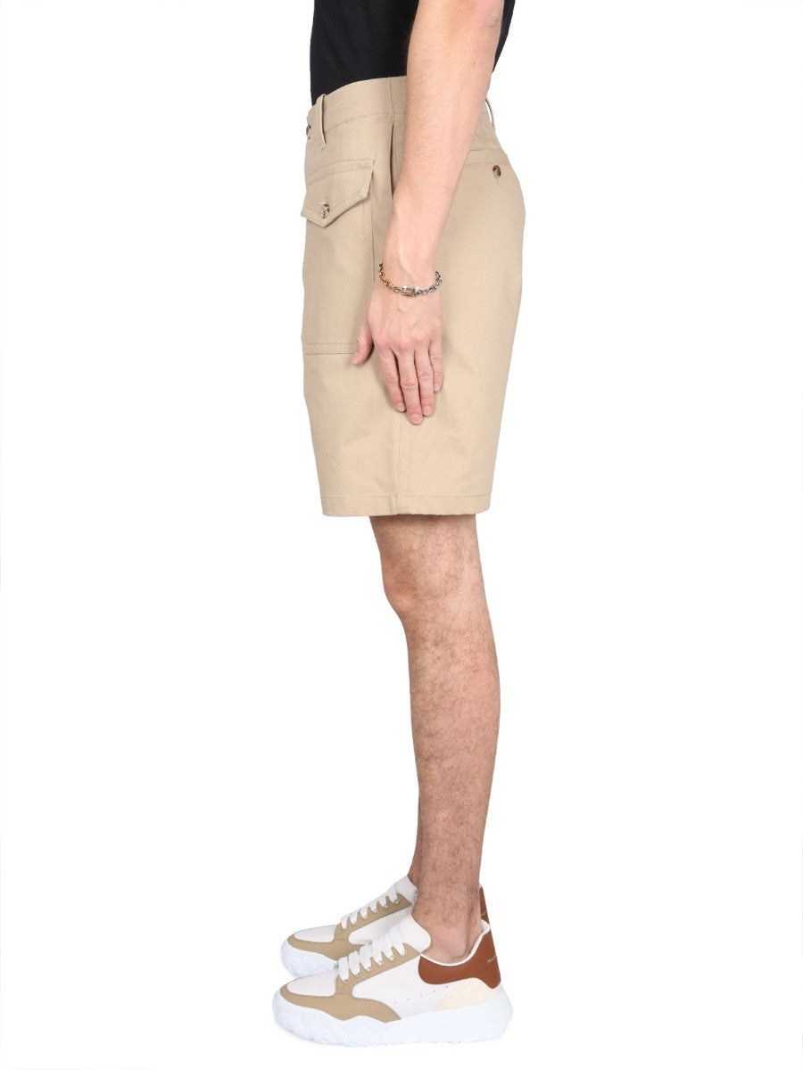 Alexander Mcqueen - Man - Beige - Shorts