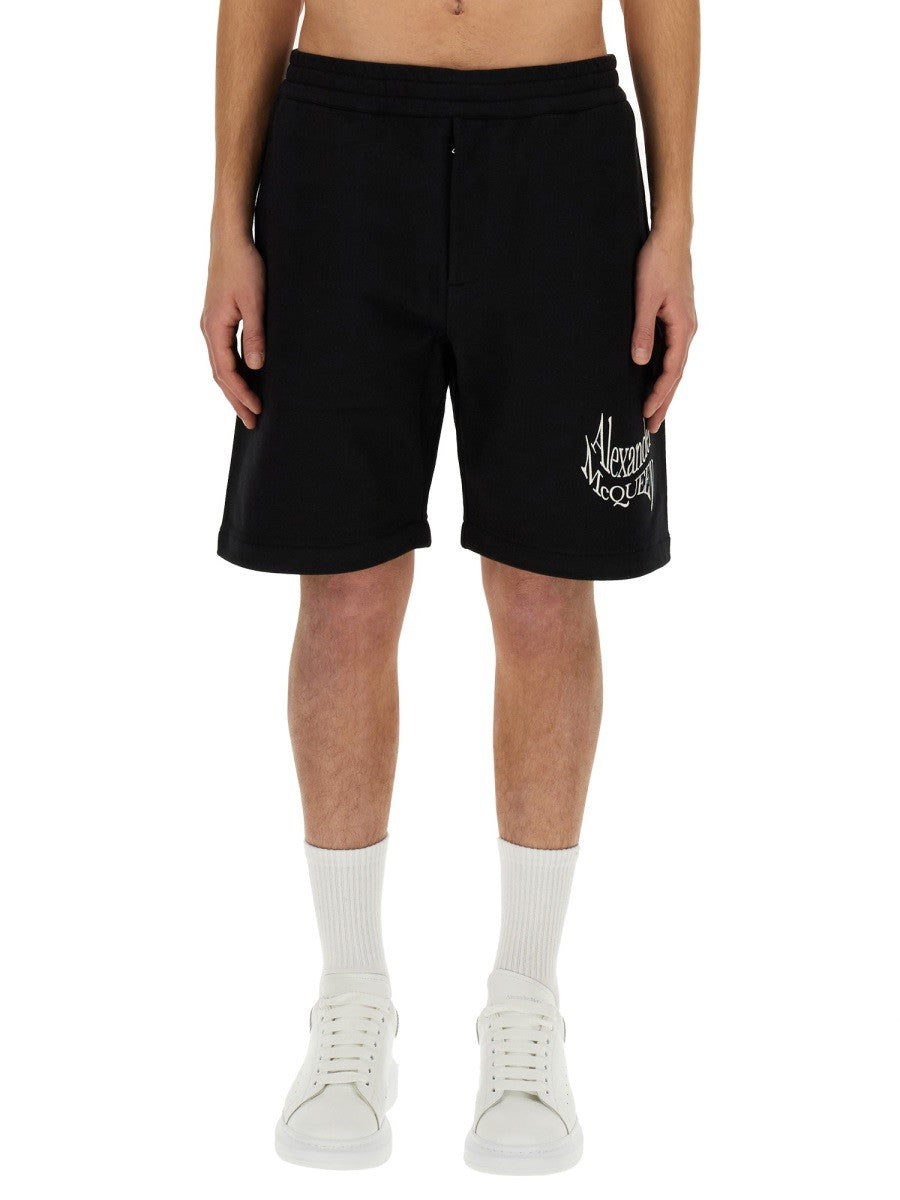 Alexander Mcqueen - Man - Black - Shorts