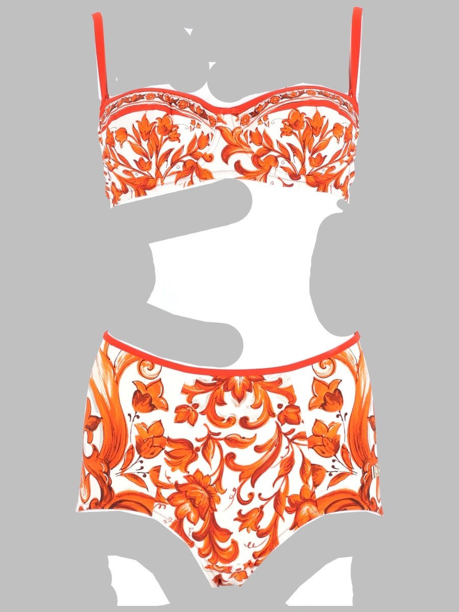 Dolce & Gabbana - Woman - Orange - Swimwear