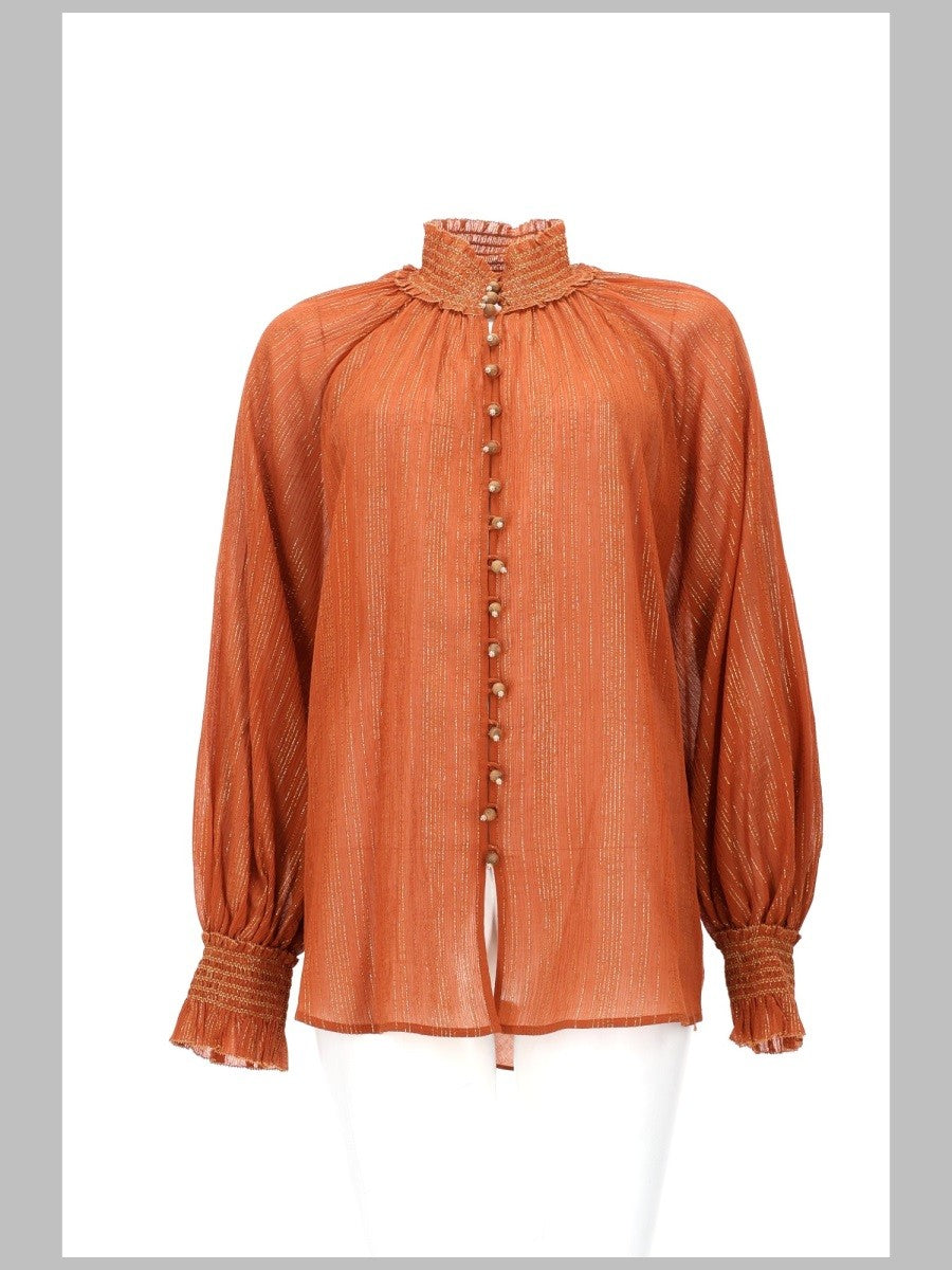 ZIMMERMANN - Woman - Orange - Shirt