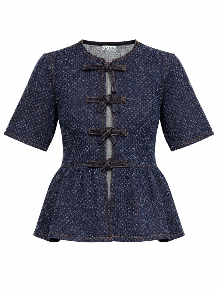 GANNI - Woman - Blue - Top