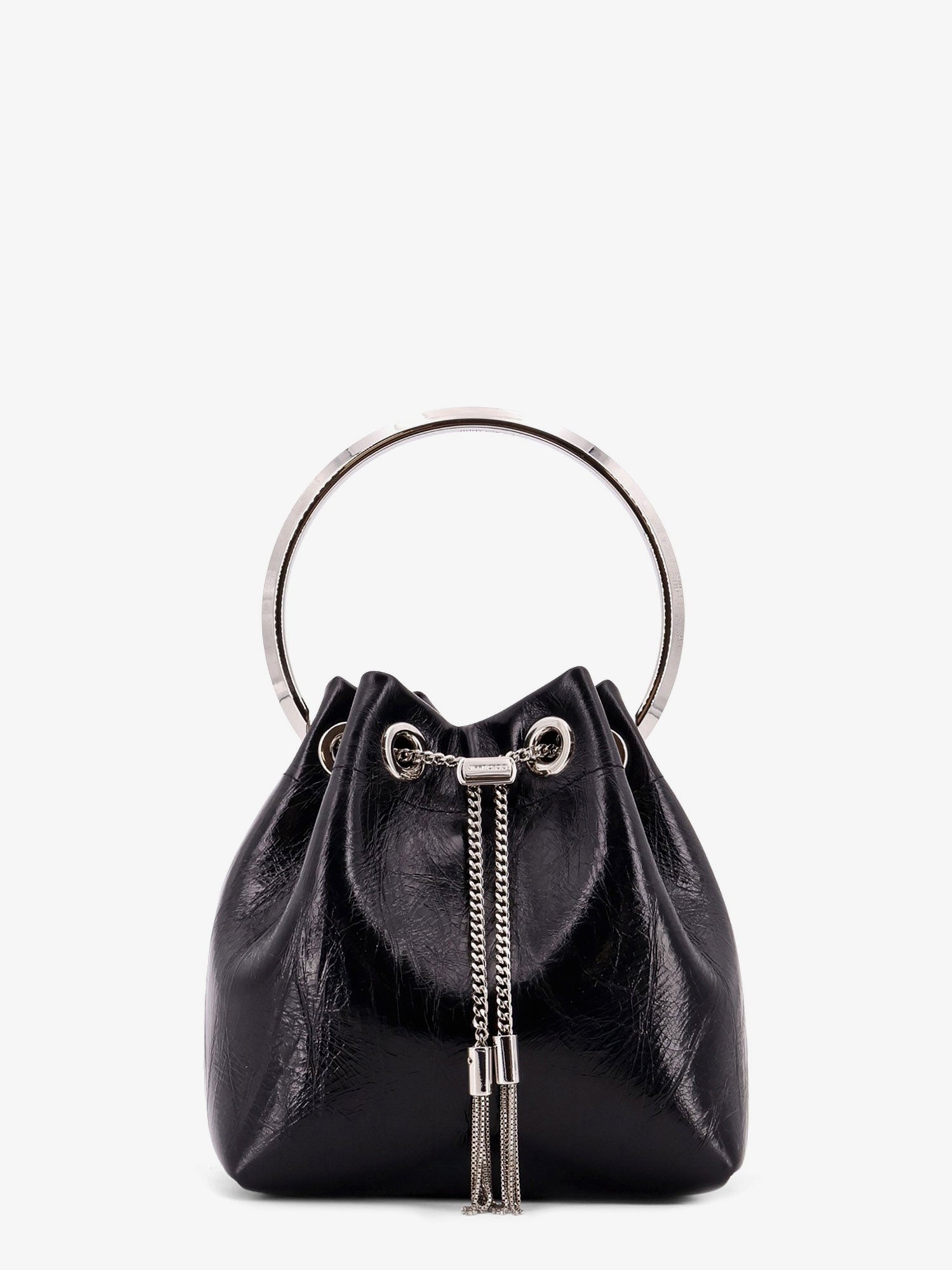 Jimmy Choo - Woman - Black/Silver - Bucket Bag