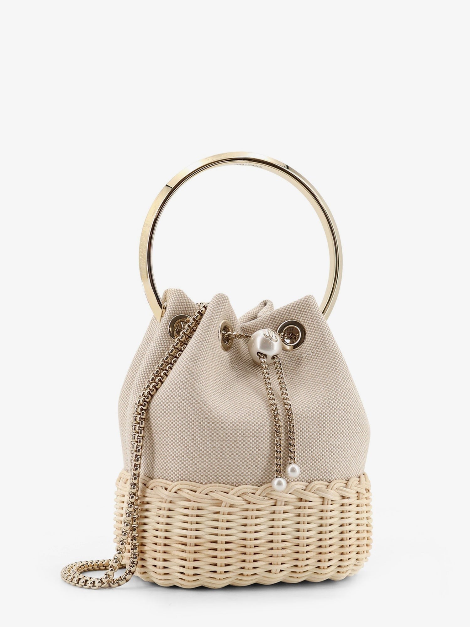 Jimmy Choo - Woman - Beige - Bucket Bag