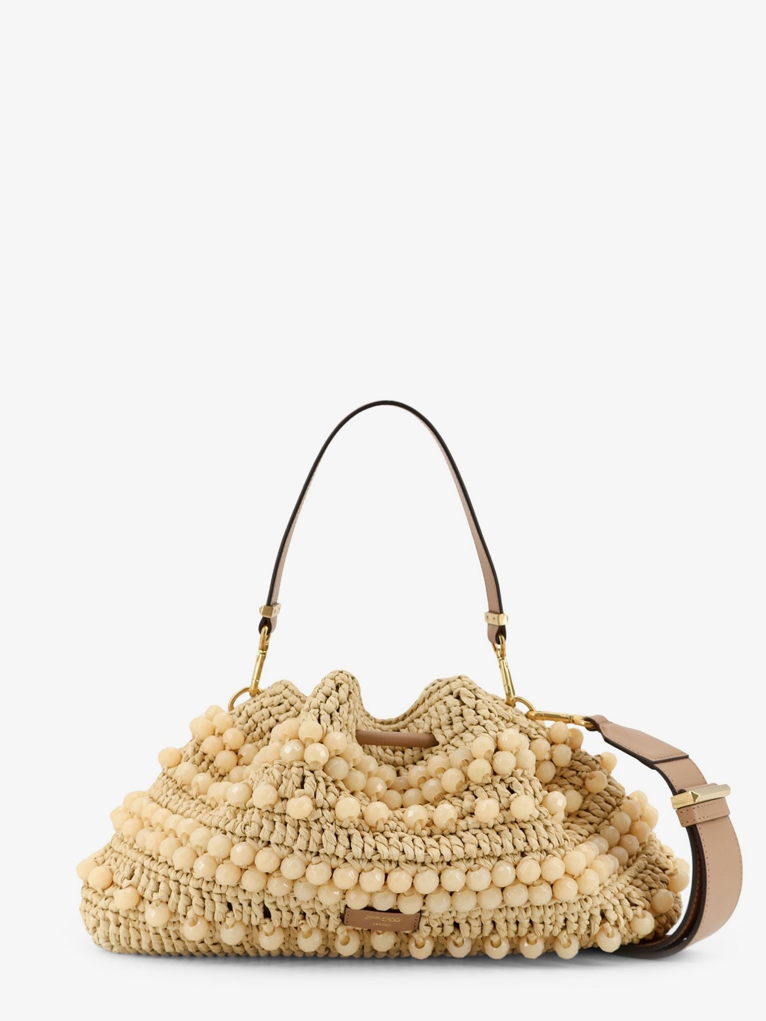 Jimmy Choo - Woman - Beige - Crossbody Bag