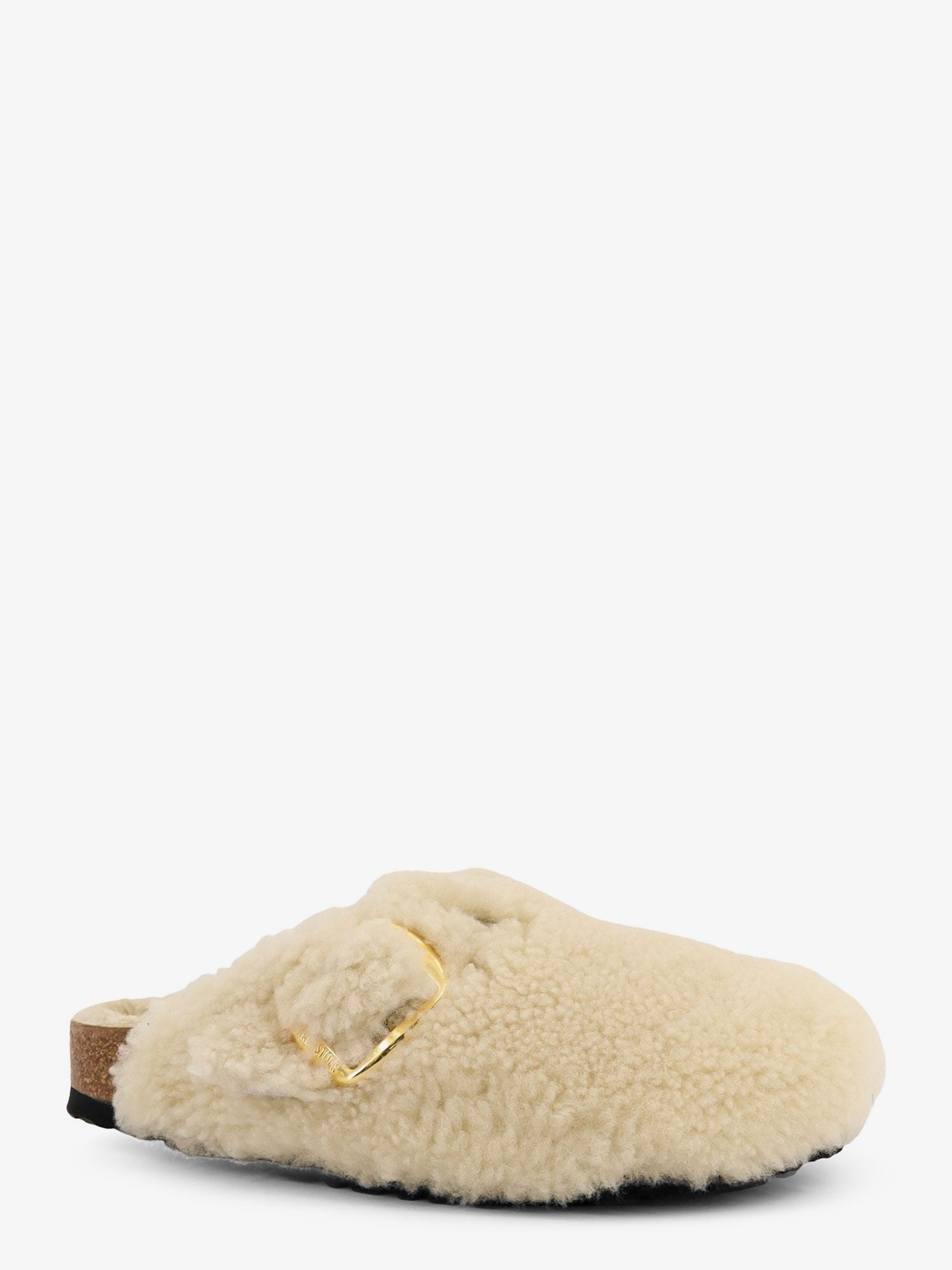 Birkenstock - Woman - Teddy Eggshell - Flat Sandal