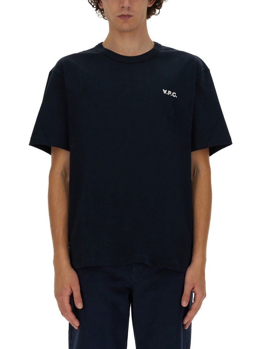 A.P.C. - Man - Blue - T-shirt