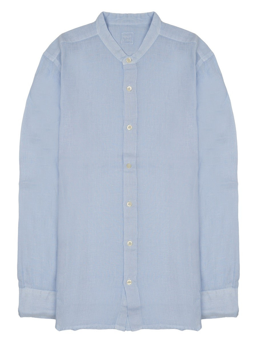 120% LINO - Man - Blue - Shirt