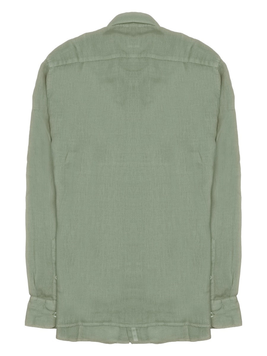 120% LINO - Man - Green - Shirt
