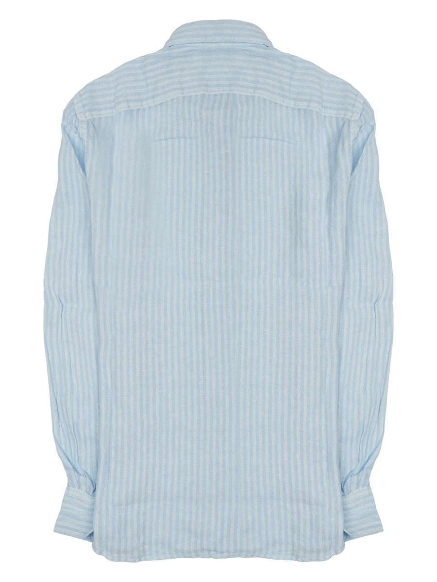 120% LINO - Man - Blue - Shirt