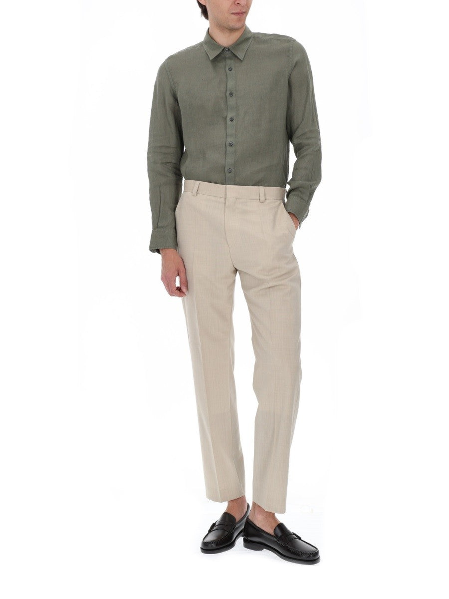 120% LINO - Man - Green - Shirt