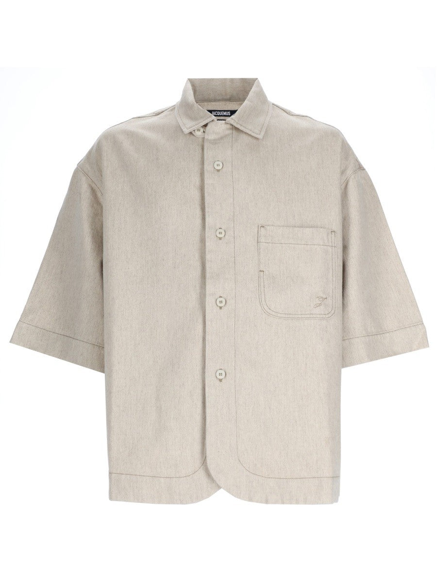 JACQUEMUS - Man - Beige - Shirt