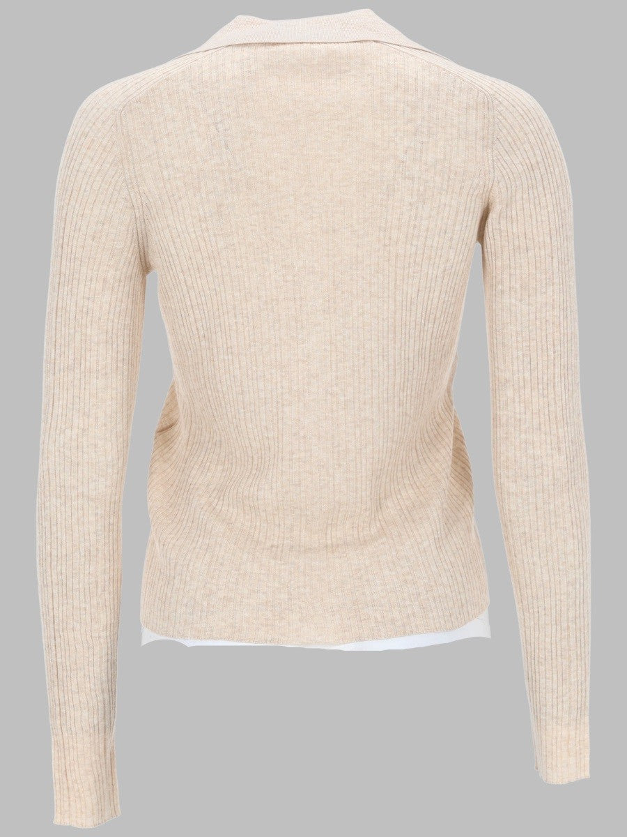 Maison Kitsune - Woman - Beige - Sweater