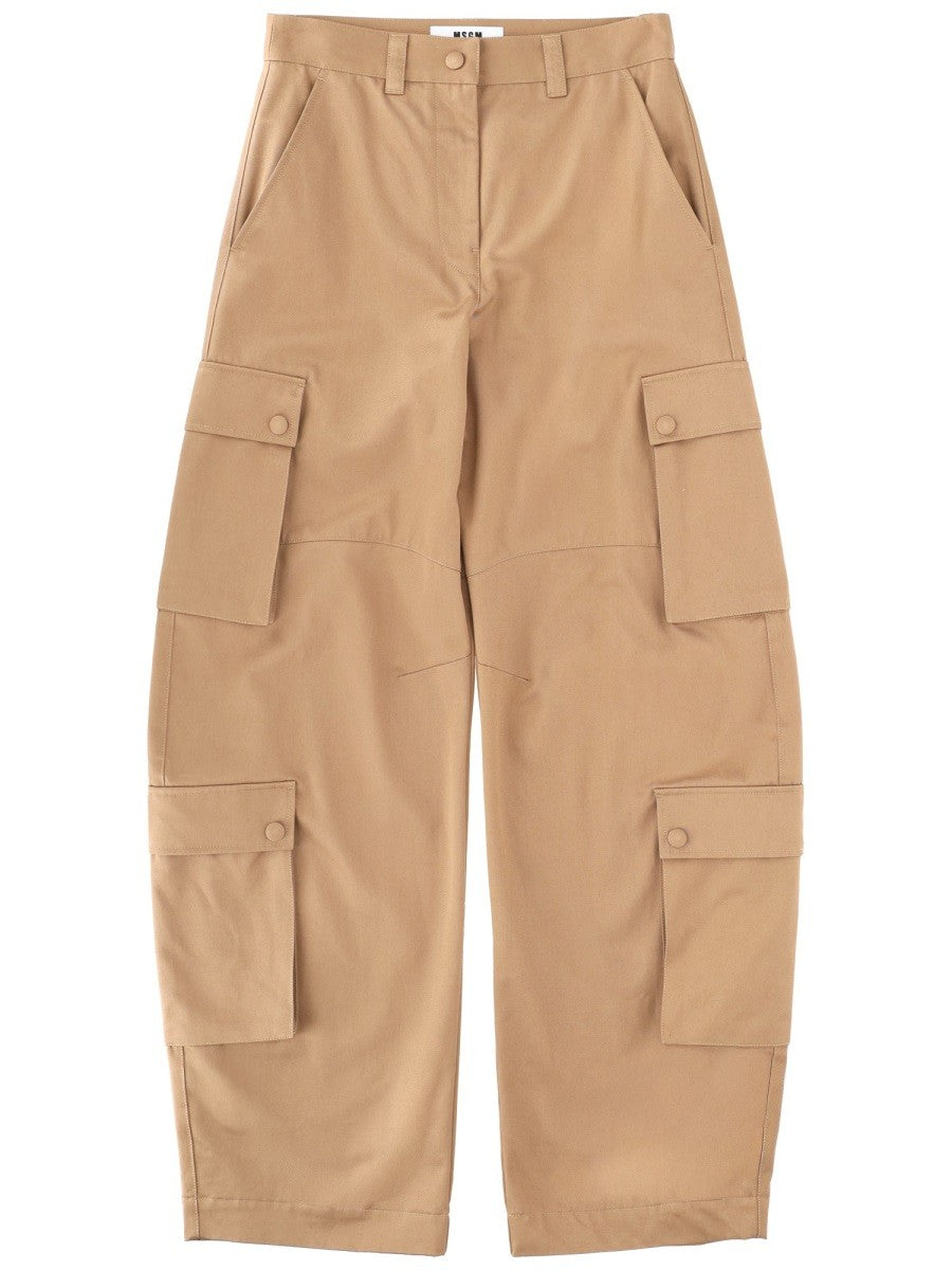 msgm - Woman - Beige - Pants