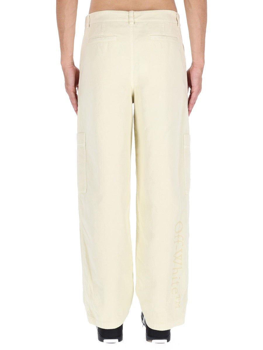 Off-white - Férfi - Khaki - Nadrág