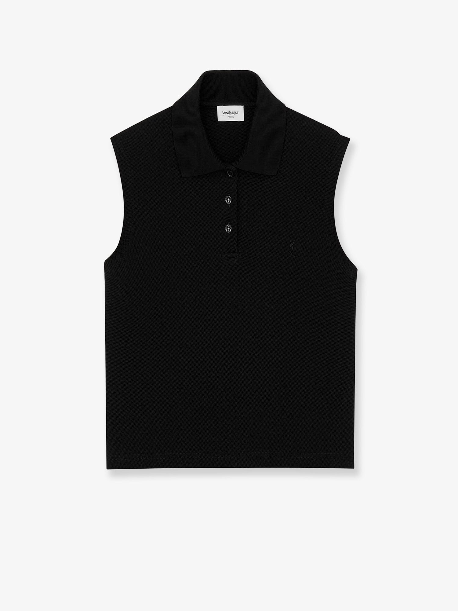 Saint Laurent - Woman - Black - POLO SHIRT