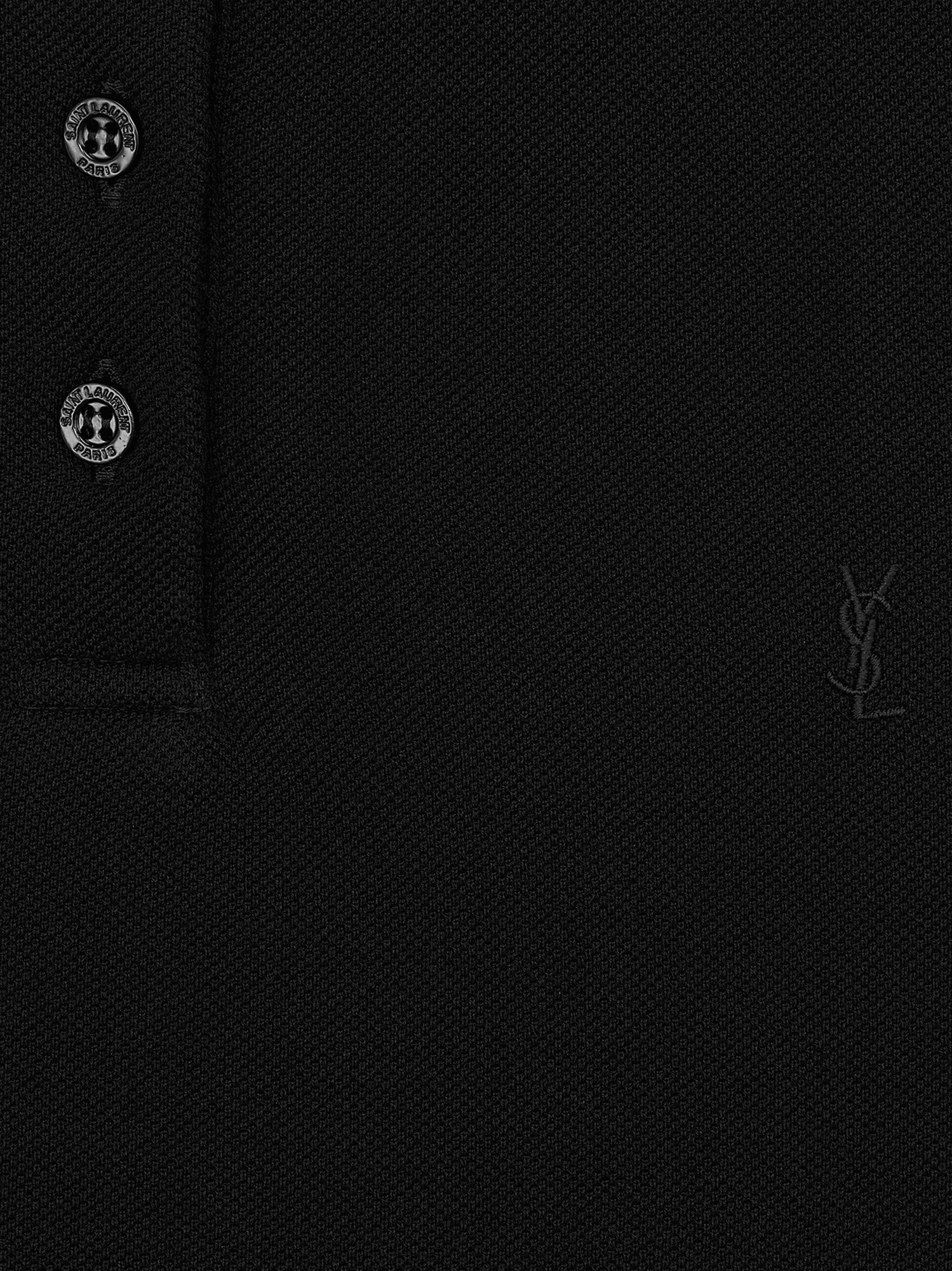 Saint Laurent - Woman - Black - POLO SHIRT