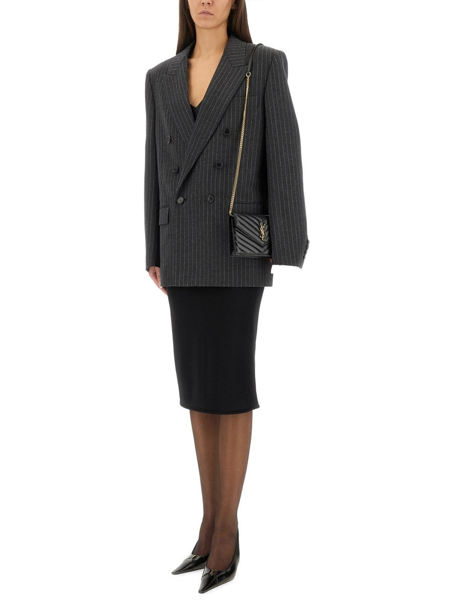 Saint Laurent - Női - Szürke - Blézer