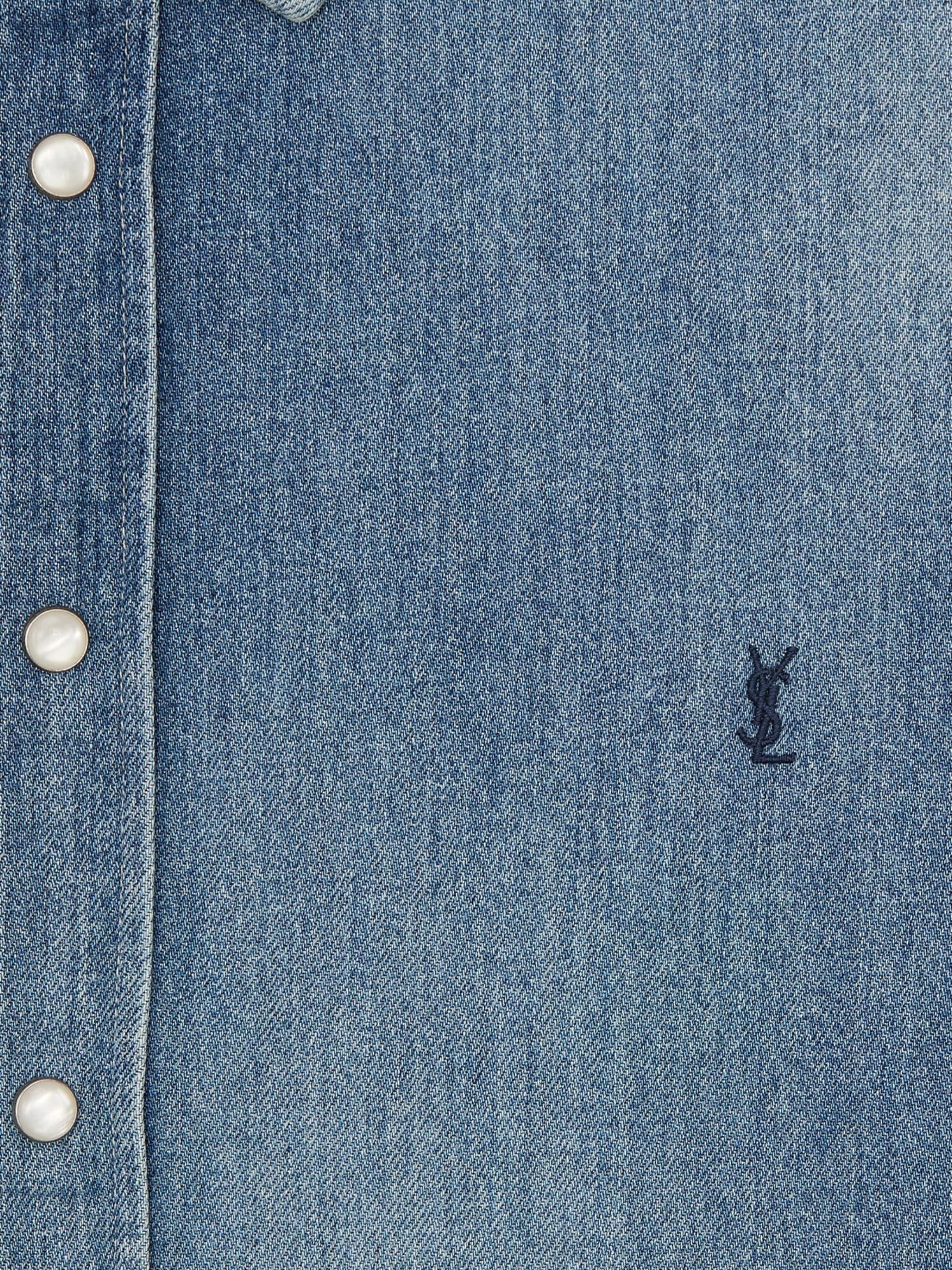 Saint Laurent - Man - Blue - Shirt