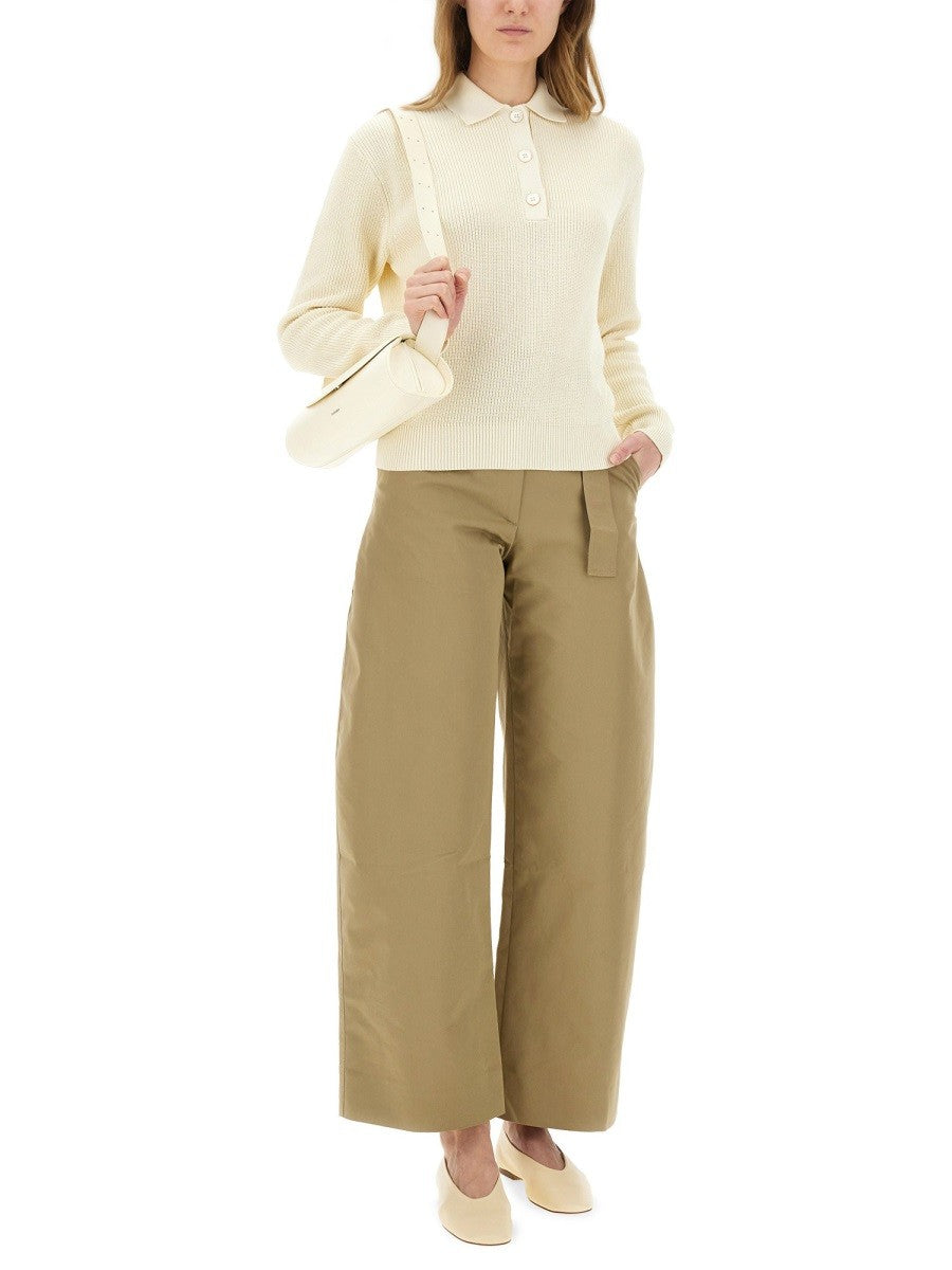 STUDIO NICHOLSON - Woman - White - POLO SHIRT