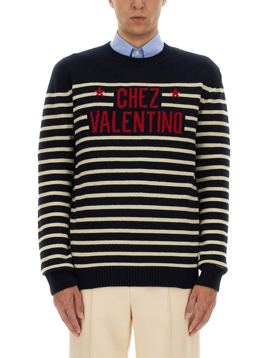 Valentino - Man - Blue - Sweater
