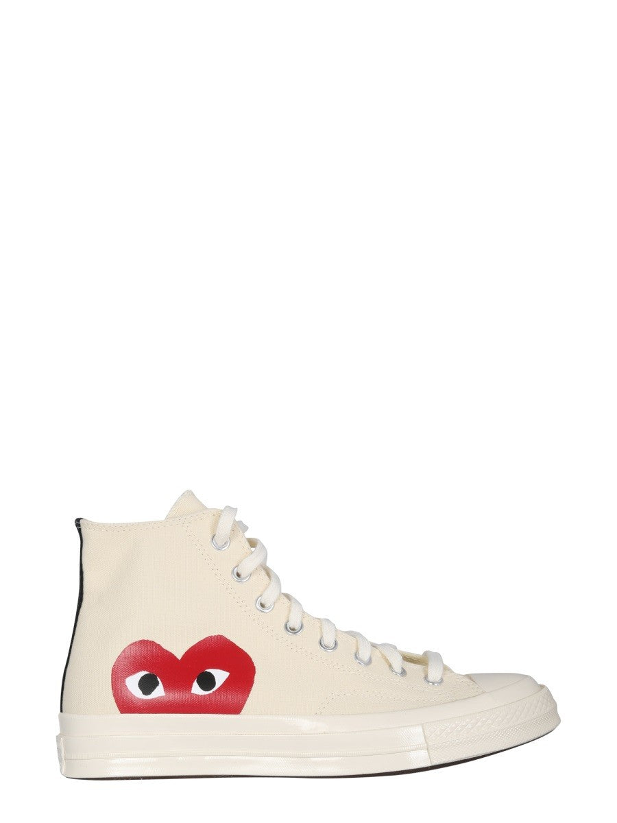 COMME DES GARCONS PLAY CONVERSE - Man - White - Sneaker