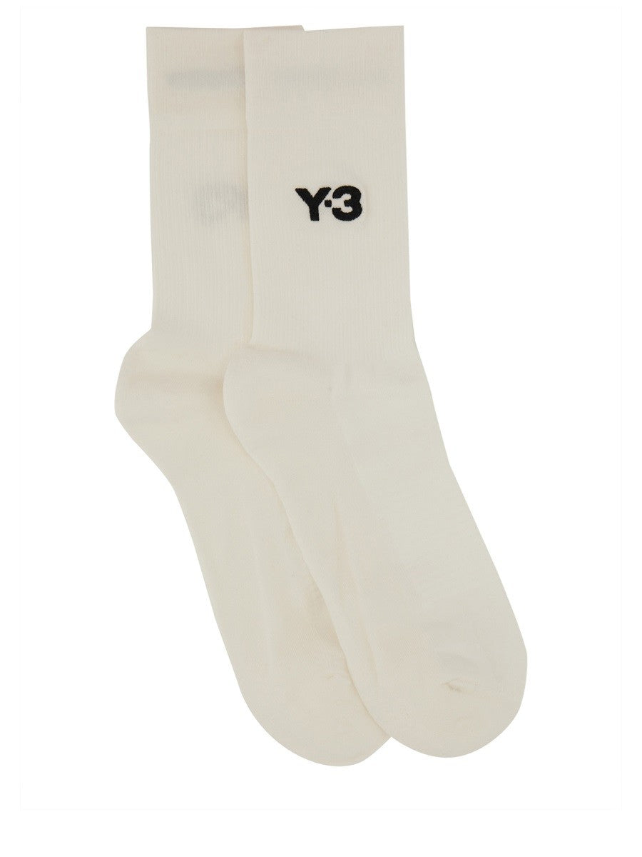 Y - 3 - Unisex - White - Socks